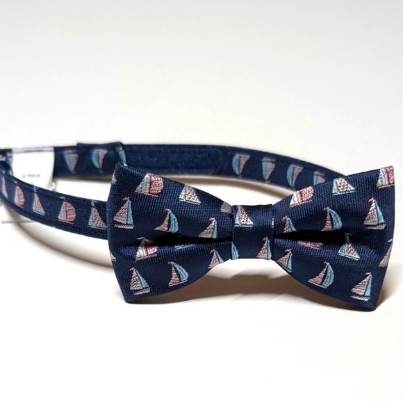 Janie and Jack Sailboat Bowtie NWT Preppy Coastal Boy 2-5 Years - Picture 1 of 6